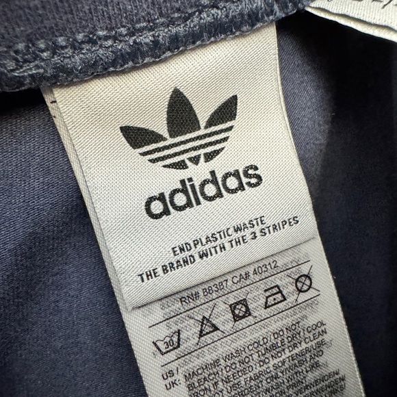 Adidas Navy Leggings with Logo - Picture 5 of 11